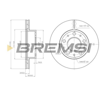 CD7171V.JPG Disco Freno Anteriore 92073900 Peugeot Boxer Autobus (230p)