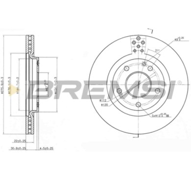CD7173V.JPG Disco Freno Anteriore 92099600 Mercedes-benz Classe A Ventilato