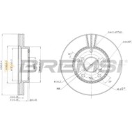 CD7192V.JPG Disco Freno Anteriore 92155600 Daewoo Leganza Ventilato