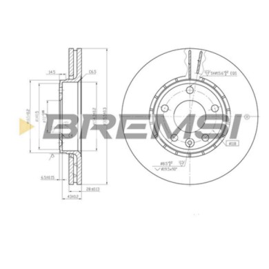 CD7204V.JPG Disco Freno Anteriore 92116000 Renault Trafic Ii Autobus (jl)