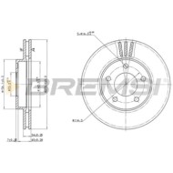 CD7209V.JPG Disco Freno Anteriore 92131800 Mazda Tribute Ford Maverick Nero