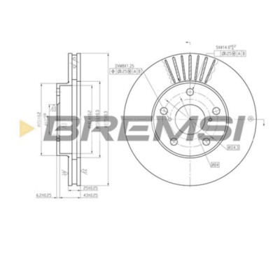 CD7216V.JPG Disco Freno Anteriore 92139700 Toyota Rav 4 Ii Ventilato
