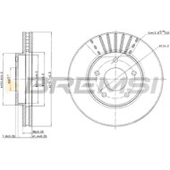 CD7249V.JPG Disco Freno Anteriore 92109400 Nissan Almera Tino (v10)