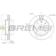 CD7257V.JPG Disco Freno Anteriore 92133500 Chevrolet Lacetti Station Wagon (j200) Ventilato