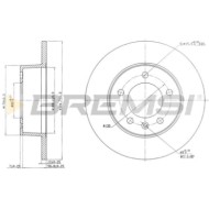 CD7272S.JPG Disco Freno Posteriore 92111200 Renault Master Ii Furgonato (fd)