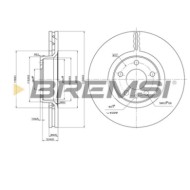 CD7277V.JPG Disco Freno Anteriore 92132300 Audi A6 A6 Avant A8 A6 Allroad Saab 9-5 Station Wagon Nero