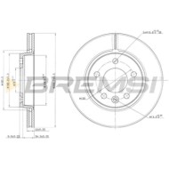CD7286V.JPG Disco Freno Posteriore 92121400 Volkswagen Transporter T5 Autobus (7hb 7hj 7eb 7ej) S.f. Trw