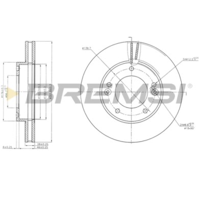 CD7290V.JPG Disco Freno Anteriore 92147300 Kia Sorento I Nero