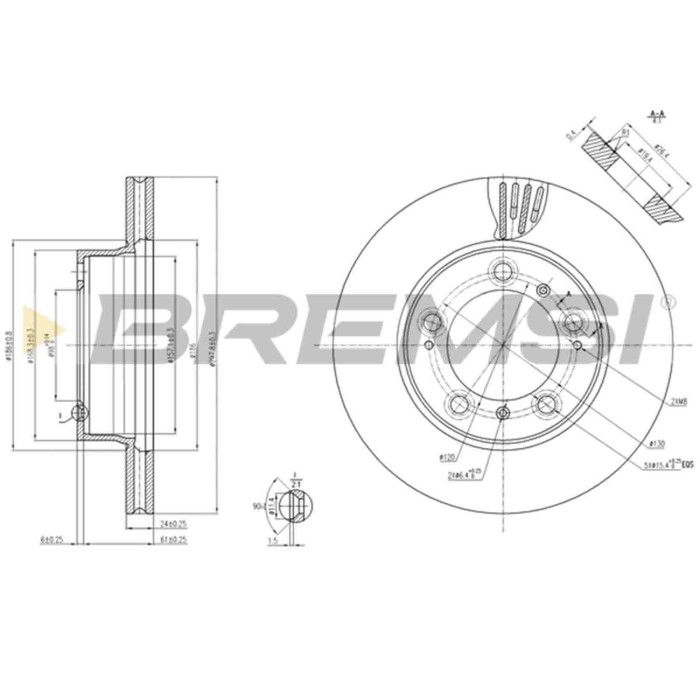 CD7293V.JPG Disco Freno Anteriore 92088800 Porsche Boxster Cayman Ventilato