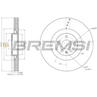 CD7323V.JPG Disco Freno Anteriore 92308905 Volvo Xc60 Ii Xc90 Ii Nero