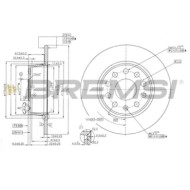 CD7328S.JPG Disco Freno Posteriore 92300003 Skoda Octavia Iv Combi Karoq Audi Q2 Seat Ateca Volkswagen T-roc Nero