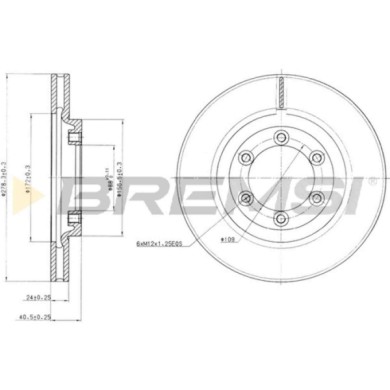 CD7346V.JPG Disco Freno Anteriore 92138400 Ssangyong Musso (fj)