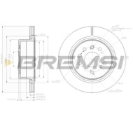 CD7366V.JPG Disco Freno Posteriore 92144900 Opel Omega B Omega B Station Wagon Vauxhall Omega (b) Tre Volumi Omega (b) Station W