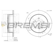 CD7380S.JPG Disco Freno Posteriore 92144200 Toyota Avensis Liftback Avensis Previa Ii Avensis Verso Pieno