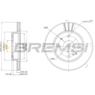 CD7394V.JPG Disco Freno Anteriore 92129100 Daihatsu Move (l6) Ventilato