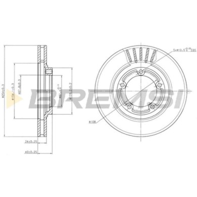 CD7404V.JPG Disco Freno Anteriore 92234500 Hyundai H-1 / Starex Autobus (a1)