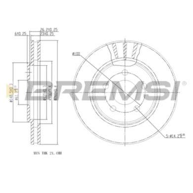 CD7407V.JPG Disco Freno Anteriore 92271603 Chrysler Stratus Stratus Cabriolet Sebring Coupé Dodge Stratus Ventilato