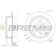 CD7419S.JPG Disco Freno Posteriore 92126100 Toyota Corolla Corolla Station Wagon Corolla Tre Volumi Pieno