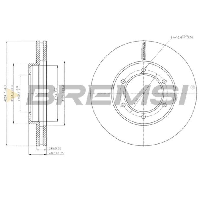 CD7441V.JPG Disco Freno Anteriore 92238100 Toyota Hiace Iv Autobus Hiace Iv Furgonato Ventilato