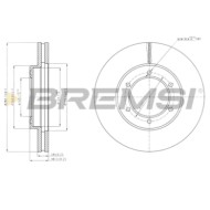 CD7441V.JPG Disco Freno Anteriore 92238100 Toyota Hiace Iv Autobus Hiace Iv Furgonato Ventilato