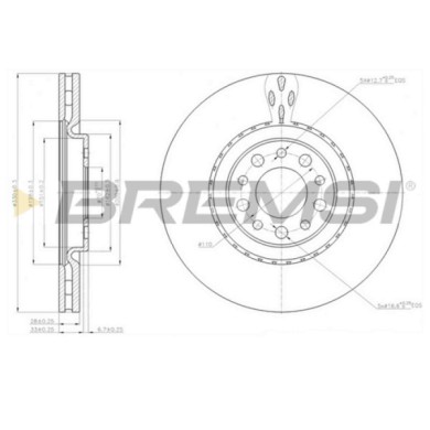CD7455V.JPG Disco Freno Anteriore 92220900 Alfa Romeo 159 (939)