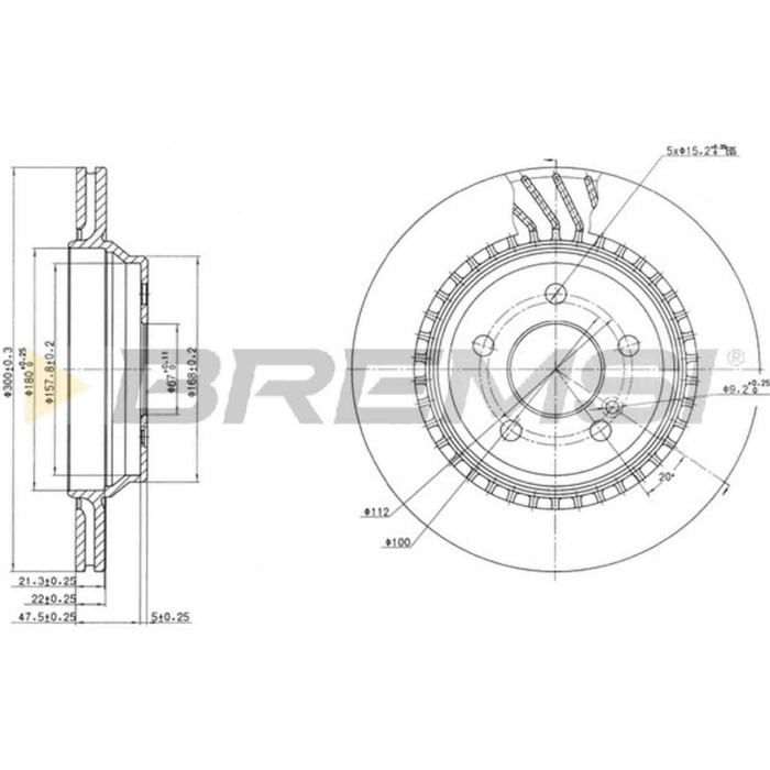 CD7457V.JPG Disco Freno Posteriore 92099500 Mercedes-benz Classe S Classe S Coupé Ventilato