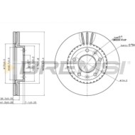 CD7460V.JPG Disco Freno Anteriore 92146900 Kia Carnival I Carnival Ii Ventilato