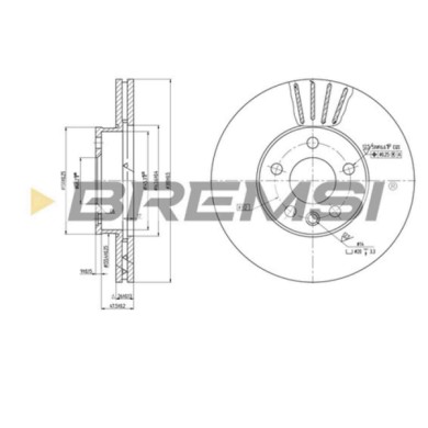 CD7559V.JPG Disco Freno Anteriore 98200 Ford Galaxy Volkswagen Sharan Seat Alhambra Nero