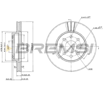 CD7565V.JPG Disco Freno Anteriore 92102600 Vauxhall Astra 2 Volumi /coda Spiovente Ventilato