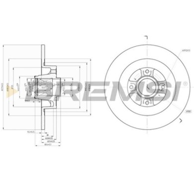 CD7570S.JPG Disco Freno Posteriore 92154500 Renault Megane Ii Station Wagon Scénic Ii Nero