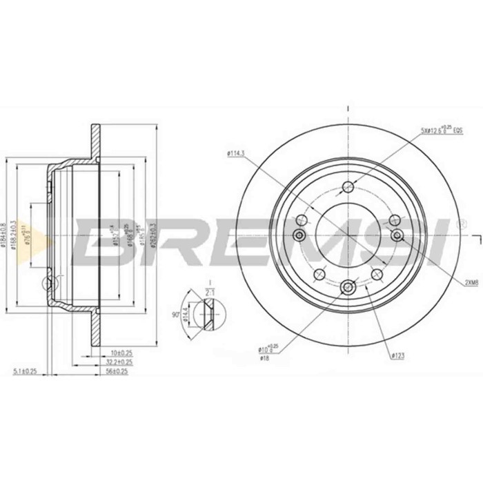 CD7618S.JPG Disco Freno Posteriore 92161700 Kia Cee'd Sw (ed) Pieno