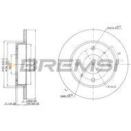 CD7622S.JPG Disco Freno Posteriore 92134900 Mitsubishi Colt Czc Cabriolet Colt Vi Colt Cassone/coda Spiovente Smart Forfour Nero