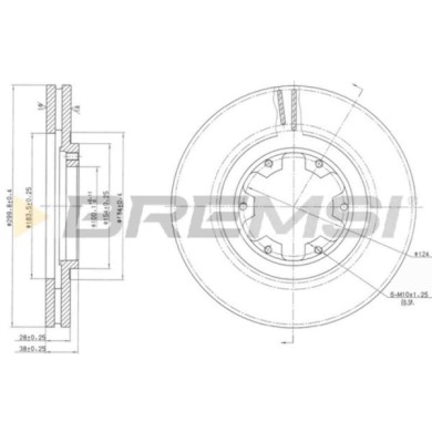 CD7626V.JPG Disco Freno Anteriore 92109500 Nissan Np300 Pick-up Pathfinder Ii Pick-up Terrano Ii Navara Infiniti Qx4 Ventilato