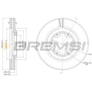 CD7626V.JPG Disco Freno Anteriore 92109500 Nissan Np300 Pick-up Pathfinder Ii Pick-up Terrano Ii Navara Infiniti Qx4 Ventilato