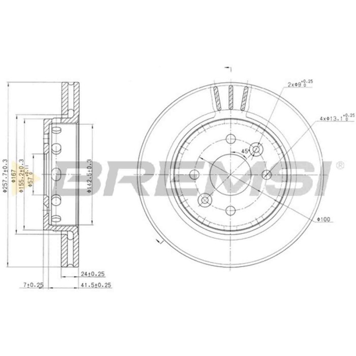 CD7628V.JPG Disco Freno Anteriore 92131100 Kia Shuma Ii Shuma Ii Tre Volumi Shuma I Cerato Tre Volumi Nero