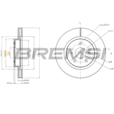 CD7635V.JPG Disco Freno Anteriore 92156500 Suzuki Grand Vitara Ii Nero