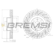 CD7662V.JPG Disco Freno Anteriore 92124200 Mercedes-benz Classe S Coupé Classe S Perforato / Autoventilato