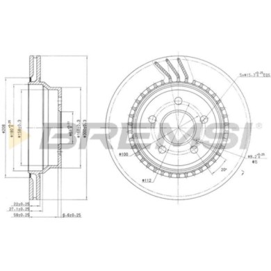 CD7672V.JPG Disco Freno Posteriore 92115500 Mercedes-benz Cls (c218)