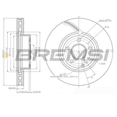 CD7692V.JPG Disco Freno Anteriore 92163500 Mercedes-benz Slk (r172)