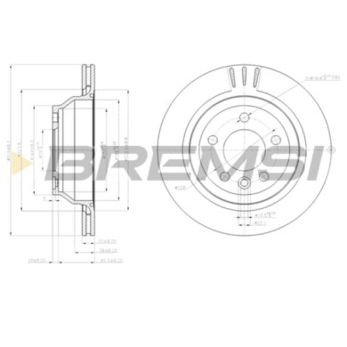 CD7698V.JPG Disco Freno Posteriore 92121900 Volkswagen Touareg (7la 7l6 7l7)