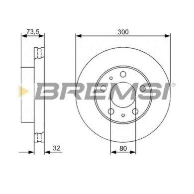 CD7718V.JPG Disco Freno Anteriore 92157300 Fiat Ducato Autobus (250)