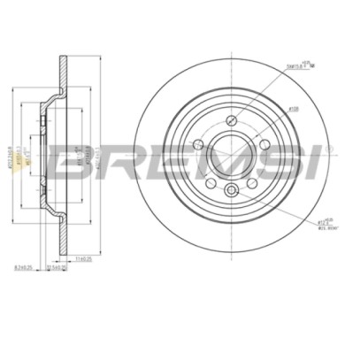 CD7720S.JPG Disco Freno Posteriore 92162900 Saab 9-5 (ys3g)