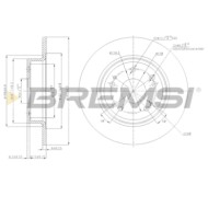 CD7776S.JPG Disco Freno Posteriore 92204300 Honda Accord Viii Accord Viii Station Wagon Hr-v Opel Insignia A Sports Tourer Pieno