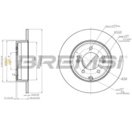 CD7787S.JPG Disco Freno Posteriore 92166600 Hyundai Grandeur Sonata V Ix35 Kia Opirus Optima Opel Insignia A Tre Volumi Pieno