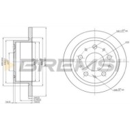 CD7823S.JPG Disco Freno Posteriore 92157600 Fiat Ducato Autobus (250)