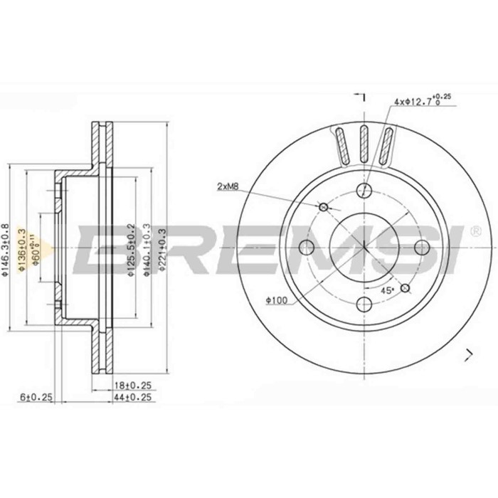CD7858V.JPG Disco Freno Anteriore 09a29010 Subaru Libero Autobus Ventilato