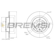 CD7877S.JPG Disco Freno Posteriore 92167600 Vauxhall Zafira Mk Ii (b) (a05) Pieno