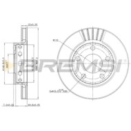 CD7887V.JPG Disco Freno Posteriore 92174203 Audi A4 A4 Avant Volkswagen Passat Passat Variant Ventilato