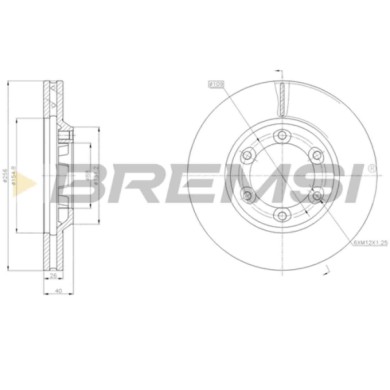 CD7946V.JPG Disco Freno Anteriore 09a30510 Isuzu D-max I Ventilato