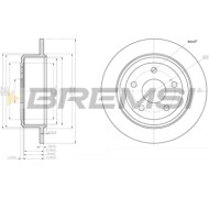 CD7958S.JPG Disco Freno Posteriore 92227700 Jeep Wrangler Iii Nero